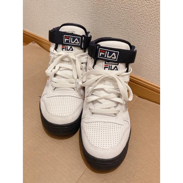 フィラ　FILA fila ハイカットスニーカー　スニーカー　白スニーカー