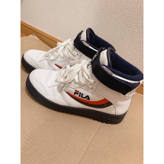 フィラ　FILA fila ハイカットスニーカー　スニーカー　白スニーカー