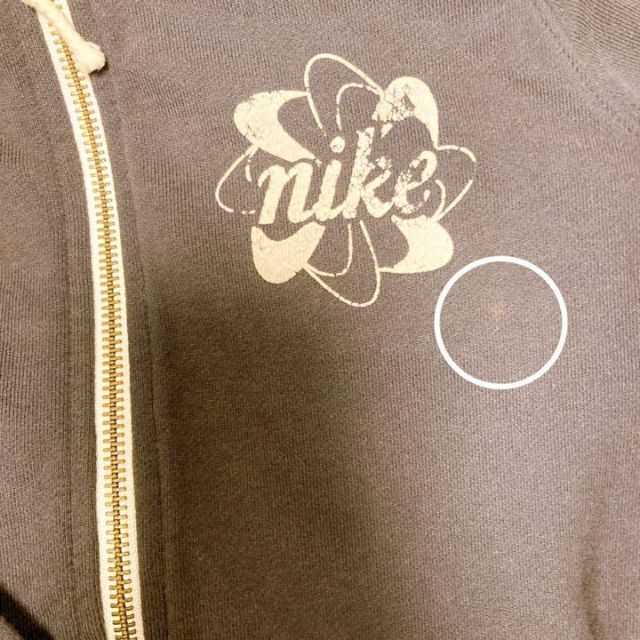 NIKE(ナイキ)のNIKE ナイキ パーカー　グレー　くすみカラー　細身　タイトS メンズのトップス(パーカー)の商品写真
