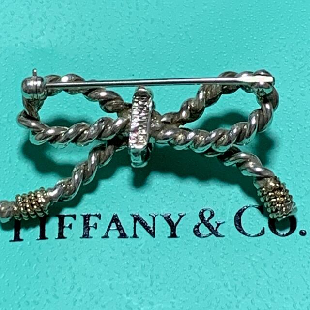 TIFFANY&Co. ヴィンテージ リボンモチーフ 1985 ブローチ SV925