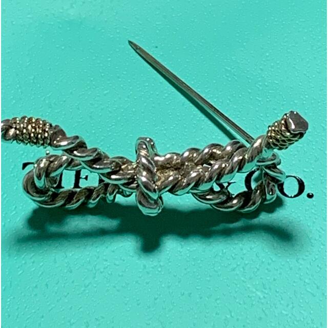 TIFFANY&Co. ヴィンテージ リボンモチーフ 1985 ブローチ SV925