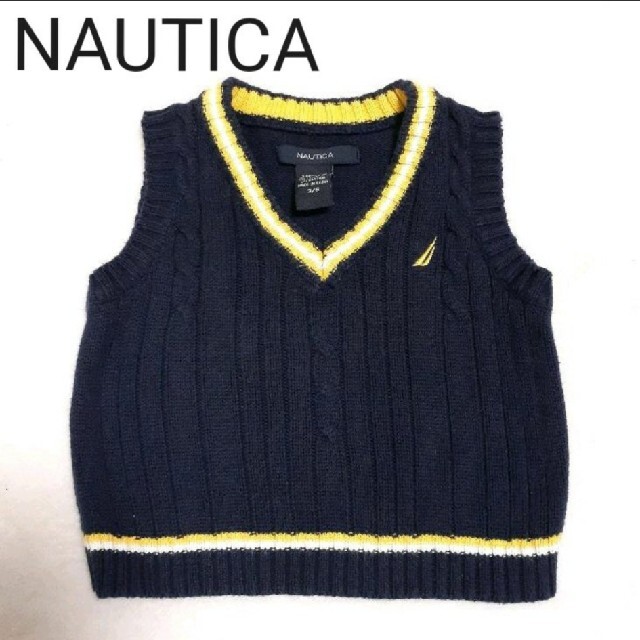 NAUTICA(ノーティカ)のNAUTICA  ニット　ベスト キッズ/ベビー/マタニティのベビー服(~85cm)(その他)の商品写真
