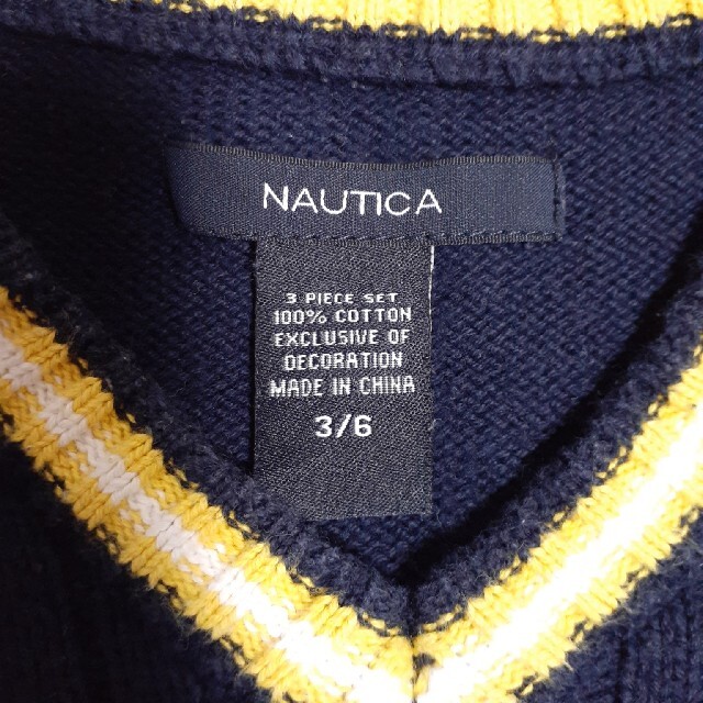 NAUTICA(ノーティカ)のNAUTICA  ニット　ベスト キッズ/ベビー/マタニティのベビー服(~85cm)(その他)の商品写真