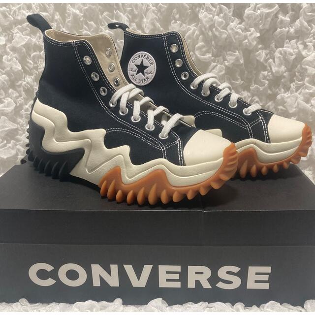 値下げ　CONVERSE　コンバース　ランスターモーション　厚底　ハイカット