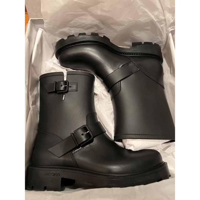 値下げ 新品 未使用 ジミーチュウ JIMMY CHOO ラバー レインブーツ