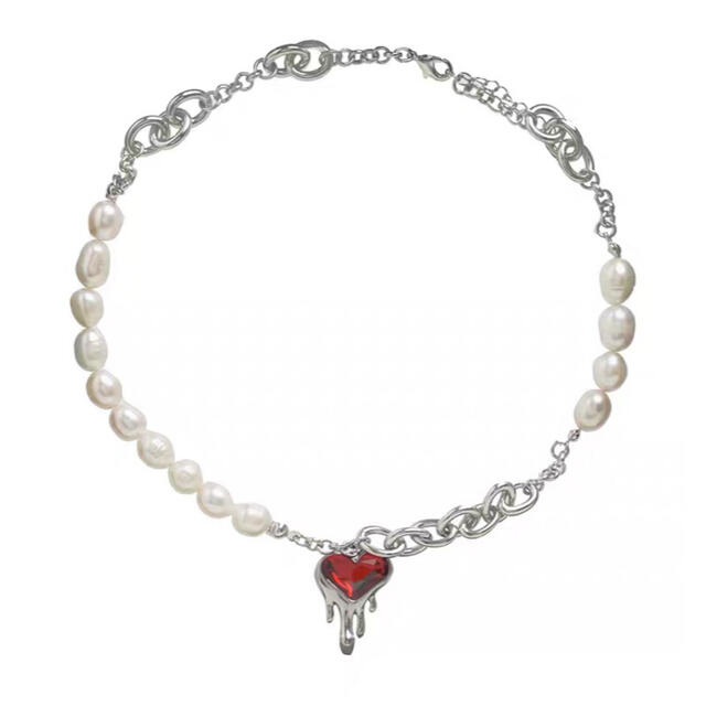 SUMIYAKI   Heart Pearl necklaceアクセサリー