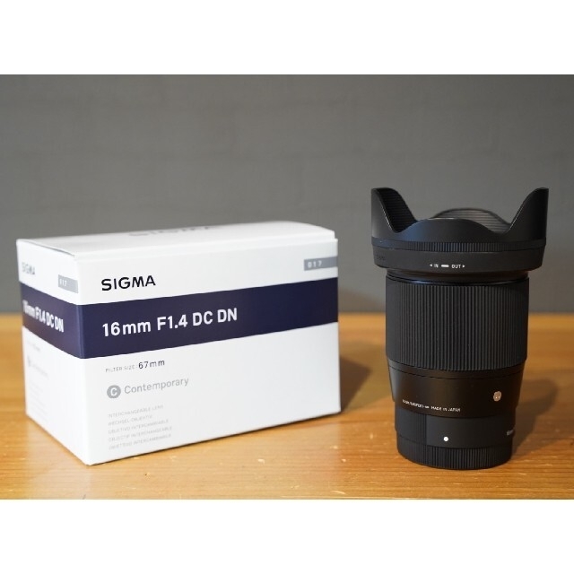 SIGMA(シグマ)のSigma 16mm f1.4 DC DN Contemporary スマホ/家電/カメラのカメラ(レンズ(単焦点))の商品写真