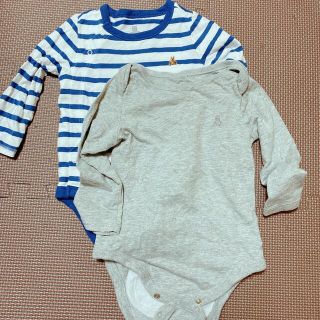 ベビーギャップ(babyGAP)のgap おしりくま　2点セット　およそ80cm(ロンパース)