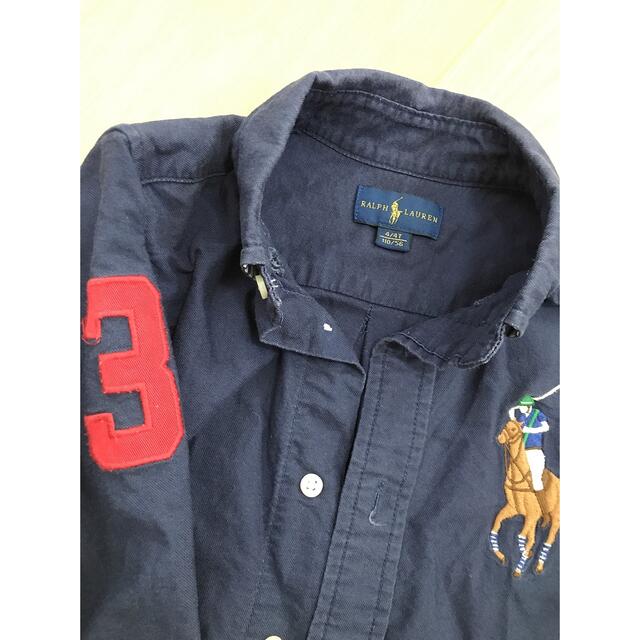 POLO RALPH LAUREN(ポロラルフローレン)のPolo 男の子トップス長袖一枚100cm と110cmの半袖二枚とブラウス一枚 キッズ/ベビー/マタニティのキッズ服男の子用(90cm~)(Tシャツ/カットソー)の商品写真