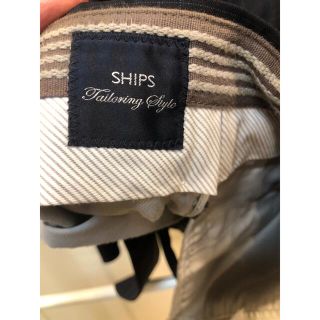 SHIPS - 【美品】シップス SHIPS チェック柄 ネイビー×ブルー 44の通販