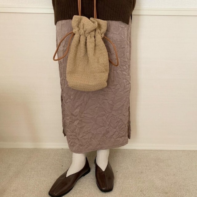 TODAYFUL(トゥデイフル)のnuyuh クリンクルスカート レディースのスカート(ロングスカート)の商品写真