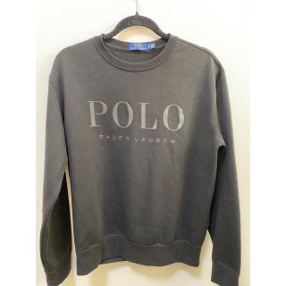 ポロラルフローレン(POLO RALPH LAUREN)の【つばくろ様専用】ポロラルフローレン 黒トレーナー　スリムタイプ(スウェット)