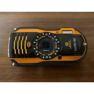 ペンタックス(PENTAX)の【値下げ】防水 ペンタックス　PENTAX WG-3 オレンジ(コンパクトデジタルカメラ)