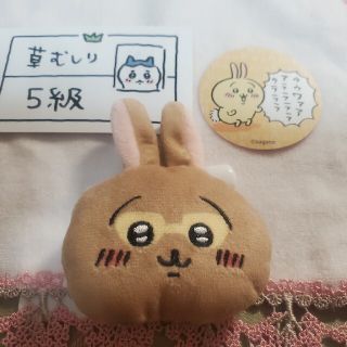 ちいかわ 観光ステーション なかよしぬいぐるみバッジ うさぎ ...