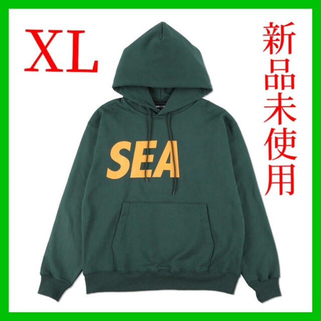 WIND AND SEA SEA HOODIE Green-Mandarin