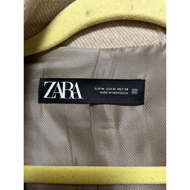 ZARA(ザラ)のZARA ザラ ケープコート　ピンクベージュ　M レディースのジャケット/アウター(ポンチョ)の商品写真