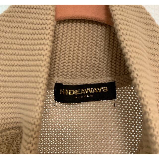 HIDEAWAY(ハイダウェイ)の2月中限定値下★美品★メンズ　HIDEAWAY NICOOL ニットアウター　S メンズのジャケット/アウター(その他)の商品写真