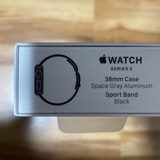 Apple Watch(アップルウォッチ)の値下げ！　アップルウォッチシリーズ3 メンズの時計(腕時計(デジタル))の商品写真