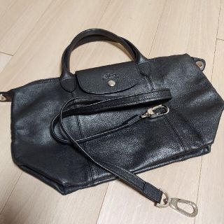 ロンシャン(LONGCHAMP)のakurha様専用【極美品】ロンシャン ルプリアージュ レザー（ショルダー付）(トートバッグ)