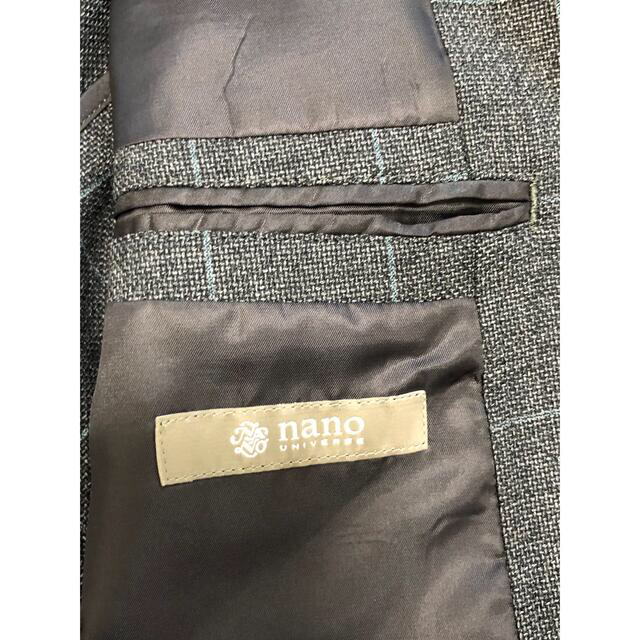 nano・universe(ナノユニバース)のナノユニバース　ジャケット　ウィンドウペンチェック　グレー メンズのジャケット/アウター(テーラードジャケット)の商品写真
