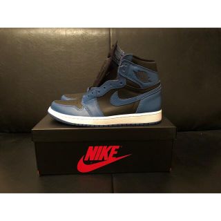 ナイキ(NIKE)のnike air jordan1 aj1 high og マリーナブルー 27(スニーカー)