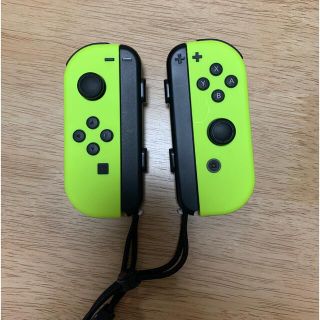 ニンテンドースイッチ(Nintendo Switch)のswitchジョイコン　イエロー　純正(家庭用ゲーム機本体)