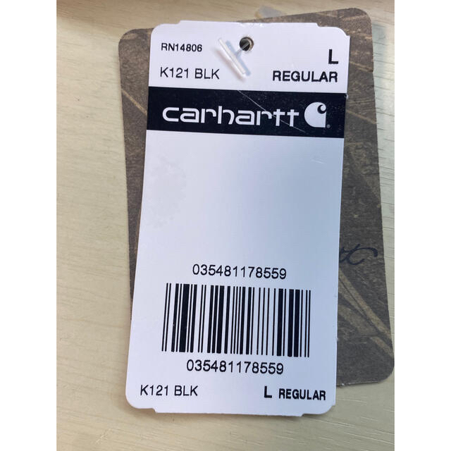 carhartt(カーハート)のcarhartt プルオーバーパーカー　ブラックLサイズ メンズのトップス(パーカー)の商品写真