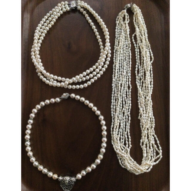 高級感 WINK PEARL#パール#ネックレス#真珠#チョーカー#ハート www