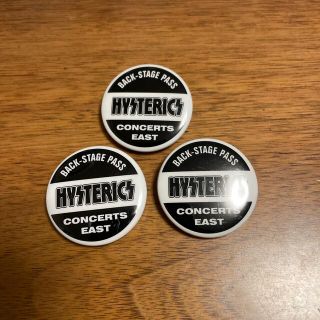 ヒステリックス(HYSTERICS)のHYSTELICS 缶バッジ　3個★新品(バッジ/ピンバッジ)