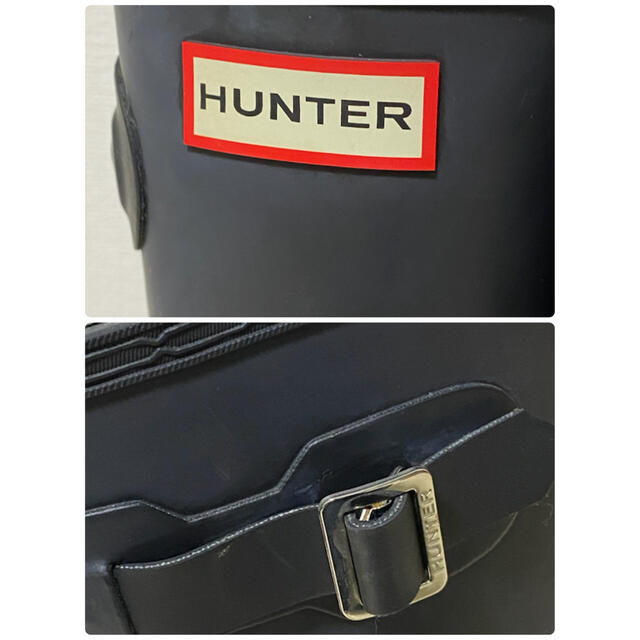 HUNTER ハンターレインブーツ 黒 ブラック 25cmハンター