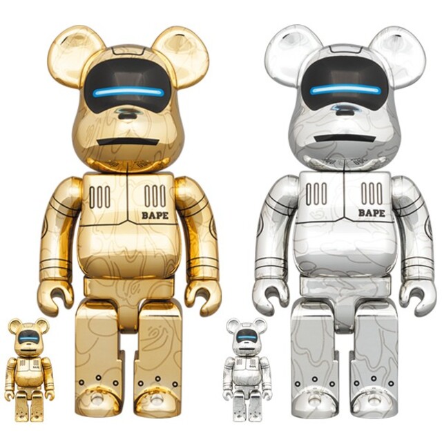 BE@RBRICK SORAYAMA × BABY MILO(R) 金銀セット | casaronald.org.mx