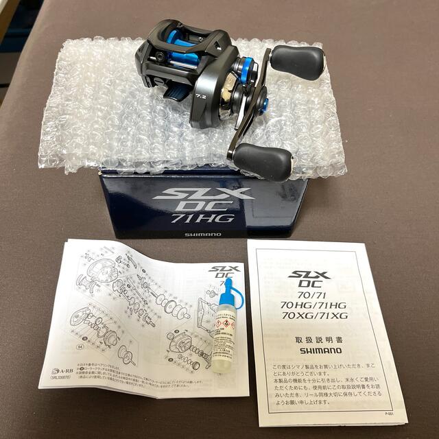 SHIMANO(シマノ)のSLX DC 71HG 左ハンドル　箱　説明書付き スポーツ/アウトドアのフィッシング(リール)の商品写真