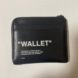 オフホワイト(OFF-WHITE)のOFF-WHITE オフホワイト　財布　確実正規品(折り財布)