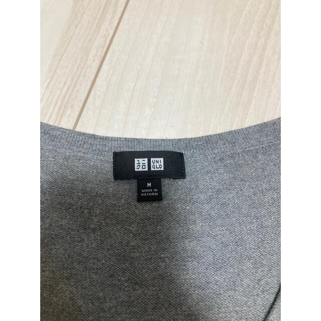 UNIQLO(ユニクロ)のUNIQLO コットンカシミヤ　Ｖネックニット メンズのトップス(ニット/セーター)の商品写真