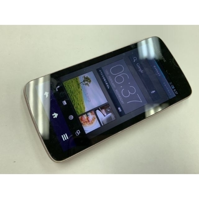 SHARP(シャープ)のAQUOS PHONE CL IS17SH au　ワンセグ録画可能　コーラル スマホ/家電/カメラのスマートフォン/携帯電話(スマートフォン本体)の商品写真