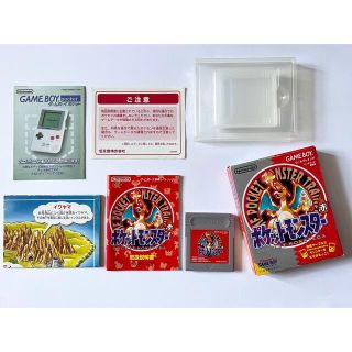 ゲームボーイ(ゲームボーイ)のゲームボーイ ポケモン 赤 箱説マップ有　GameBoy Pokemon Red(携帯用ゲームソフト)