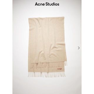 アクネ(ACNE)のオーバーサイズフリンジウールスカーフ　acne studios (マフラー/ショール)