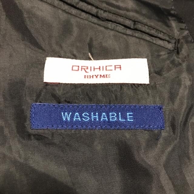 ORIHICA(オリヒカ)のオリヒカ ORIHICA 黒スーツ 2点セット WASHABLE レディースのフォーマル/ドレス(スーツ)の商品写真