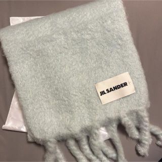 ジルサンダー(Jil Sander)のhide81様専用JIL SANDER ジルサンダー ライトブルーモヘアマフラー(マフラー/ショール)