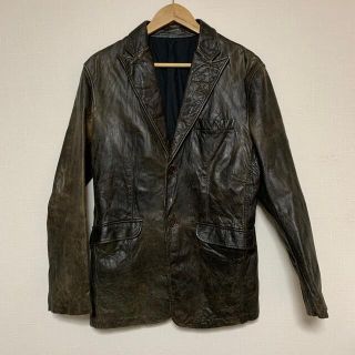 ポールスミス(Paul Smith)のポールスミスジーンズ【Paul Smith】テーラードレザージャケット水牛革美品(レザージャケット)