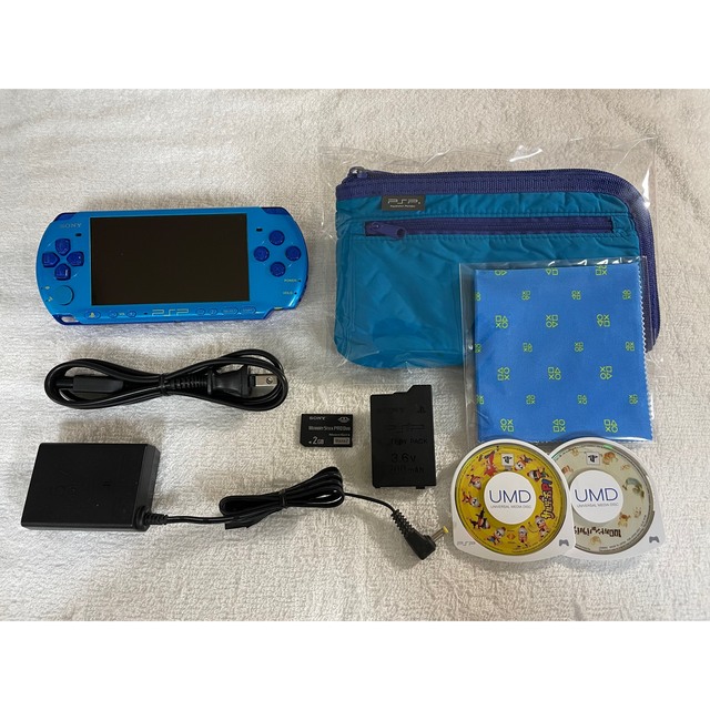 良品 PSP-3000 ( PSPJ-30027) マリンブルー/スカイブルー | www