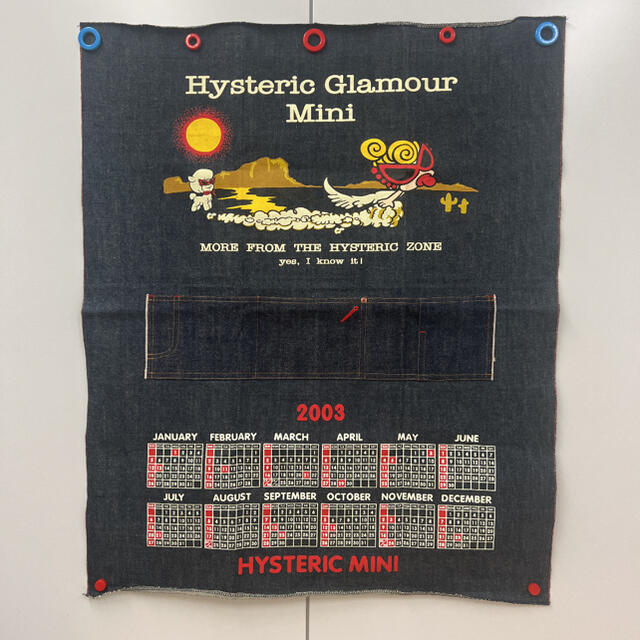 Hysteric Glamour  Mini  ヒスミニ  デニム　タペストリー