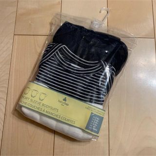 ベビーギャップ(babyGAP)の⭐︎新品　gap ロンパース  ３枚セット　ホワイト　ネイビー　60 肌着(ロンパース)