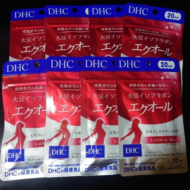 DHC 大豆イソフラボン エクオール 20日分 20粒 8セット