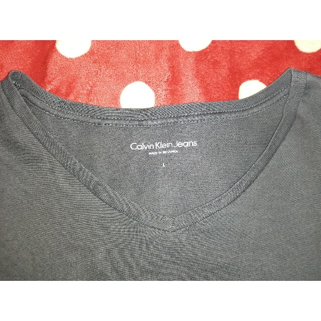 Calvin Klein(カルバンクライン)の美品　Lサイズ　CALVIN KLEIN　Tシャツ メンズのトップス(Tシャツ/カットソー(半袖/袖なし))の商品写真