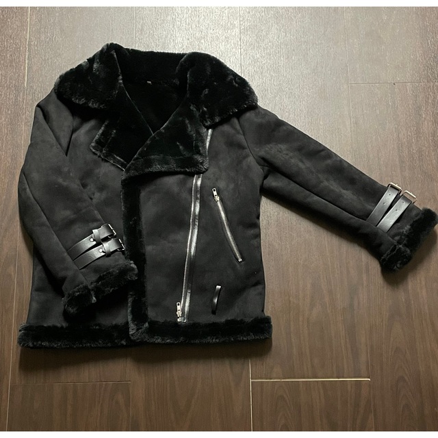 ムートンライダースJK 新品未使用 レディースのジャケット/アウター(ライダースジャケット)の商品写真