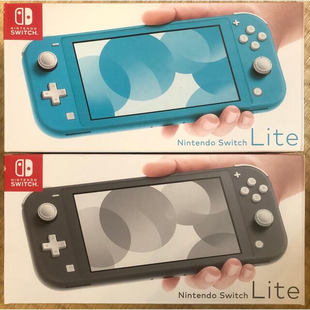 《新品・未使用》Nintendo Switch Lite ターコイズ & グレー エンタメ/ホビーのゲームソフト/ゲーム機本体(家庭用ゲーム機本体)の商品写真