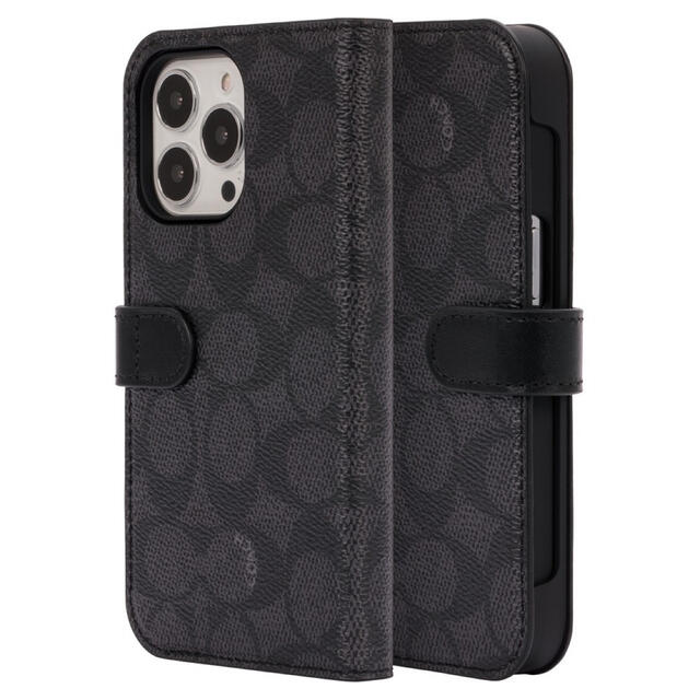 ⭐︎コーチ Coach 手帳型 iPhone13ProMax ケース ブラック ⭐︎コーチ Coach 手帳型 iPhone13ProMax ケース ブラック