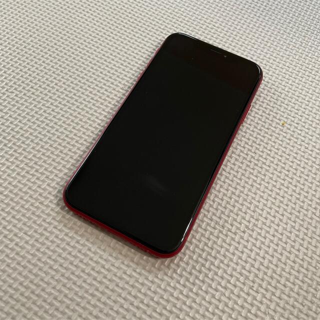 なし修理歴水没iPhone XR レッド　ドコモ SIMフリー　128GB