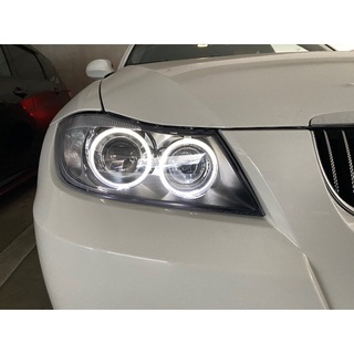 BMW E90用キャンセラー内蔵イカリング LEDバルブペアイカリング10W白